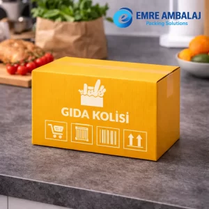 baskılı gıda kolisi logolu gıda kutusu karton gıda kutusu e ticaret gıda kolisi