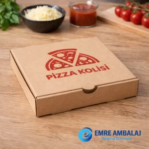 baskılı pizza kolisi logolu pizza kutusu karton pizza kutusu paket servis pizza kutusu